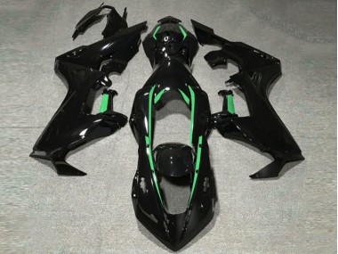 17-23 Forro Negro Brillante & Verde Bosque Honda CBR1000RR Carenados Moto