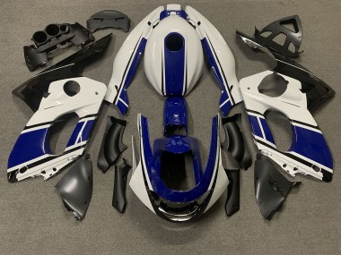 98-07 Azul Oscuro & Blanco Yamaha YZF600 Carenados Moto