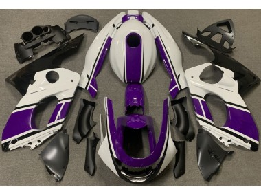 98-07 Blanco Brillante & Morado Oscuro Yamaha YZF600 Carenados Moto